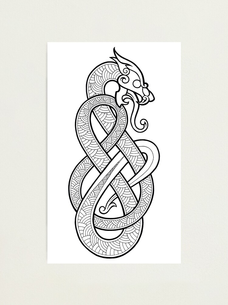 norse dragon tattoo