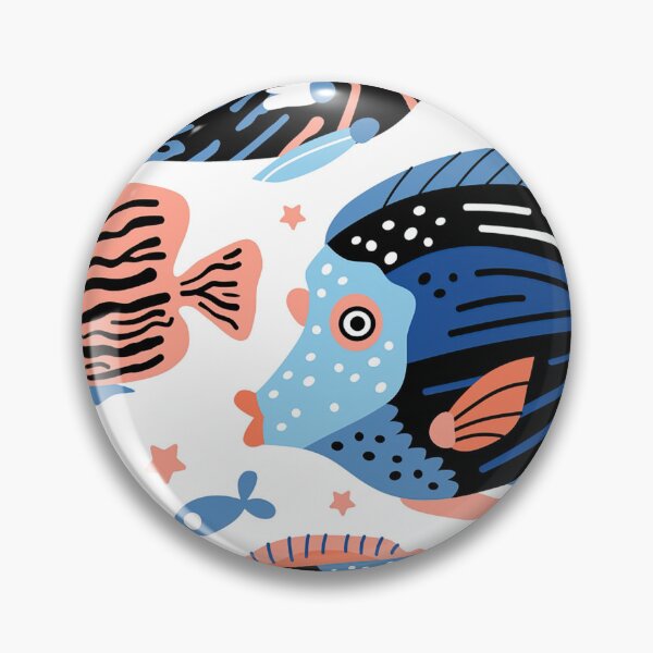 Item preview, Cute Marine Fishes Pattern designed and sold by Wilkinson39.
