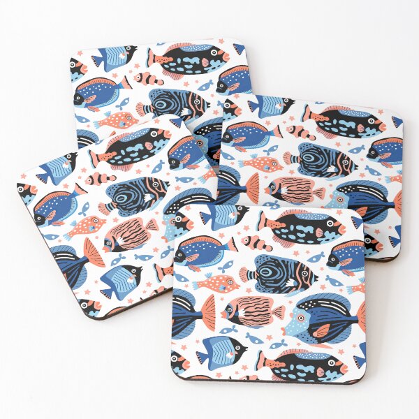 Item preview, Cute Marine Fishes Pattern designed and sold by Wilkinson39.