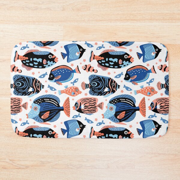 Item preview, Cute Marine Fishes Pattern designed and sold by Wilkinson39.