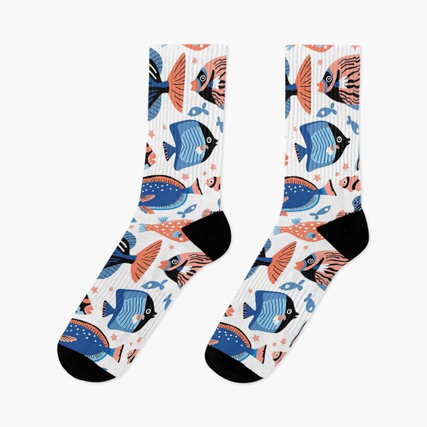 Item preview, Cute Marine Fishes Pattern designed and sold by Wilkinson39.