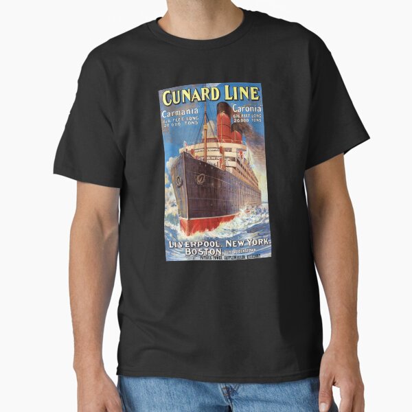 VINTAGE OCEAN LINER TRAVEL POSTER Classic T-Shirt