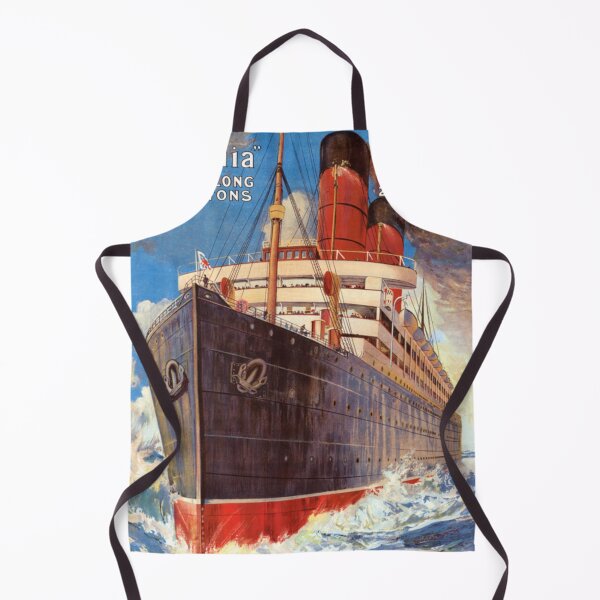 Item preview, VINTAGE OCEAN LINER TRAVEL POSTER designed and sold by Madjack Tees Kiwi SuperStore.