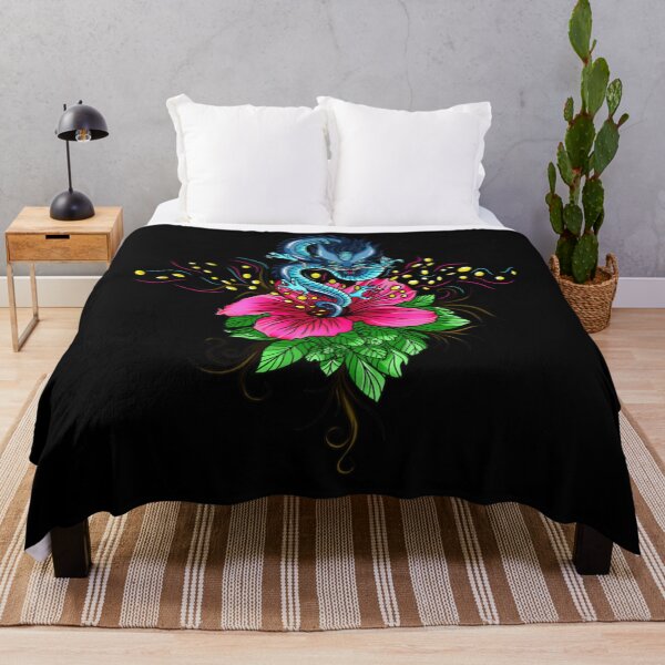 Item preview, Dragon with Hibiscus Classic designed and sold by dennisnatur.