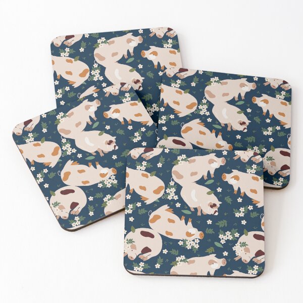 Item preview, Cute Pig Floral Pattern  designed and sold by Wilkinson39.