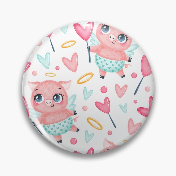 Item preview, Cute Pig Love Fairy Pattern designed and sold by Wilkinson39.
