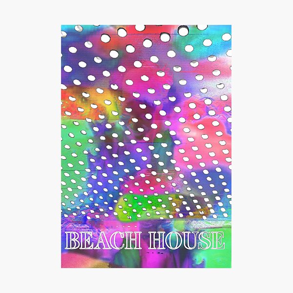 Item preview, Beach House Bloom psychedelic tee  designed and sold by GlasgowMerch.