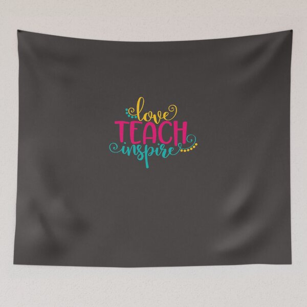 Item preview, Love Teach Inspire Sticker designed and sold by SomaCzinkler.