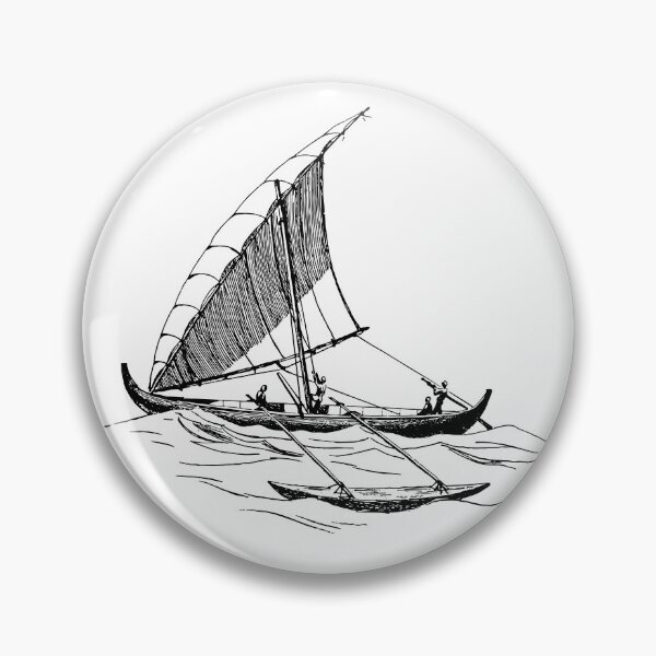 Aperçu de l'œuvre Bateau de la ligne noire créée et vendue par inStoredecor.