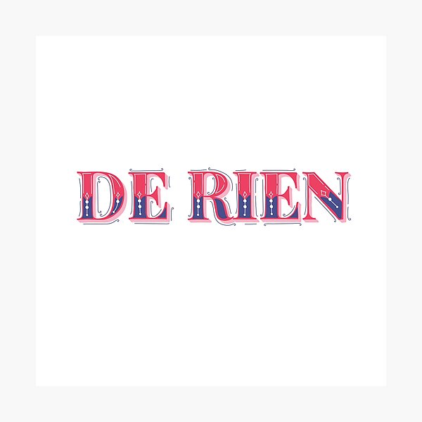 Item preview, Nothing in French designed and sold by JAG2B.