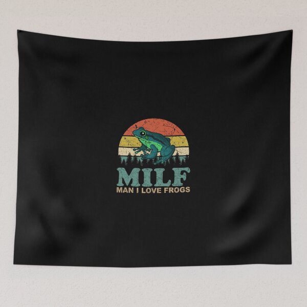 Item preview, MILFMan I Love Frogs Funny Saying FrogAmphibian Lovers designed and sold by shortfom.