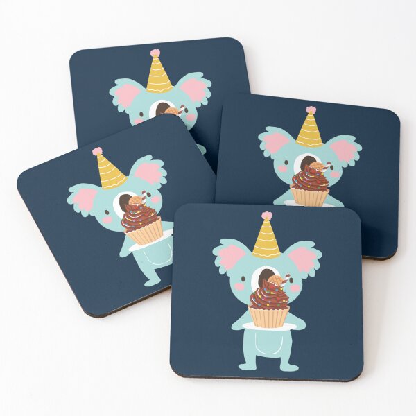 Item preview, Koala cupcake - Cute koala cup cake Birthday   designed and sold by ClergerSarah.