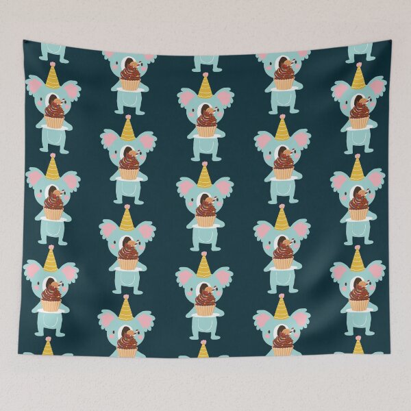 Item preview, Koala cupcake - Cute koala cup cake Birthday   designed and sold by ClergerSarah.
