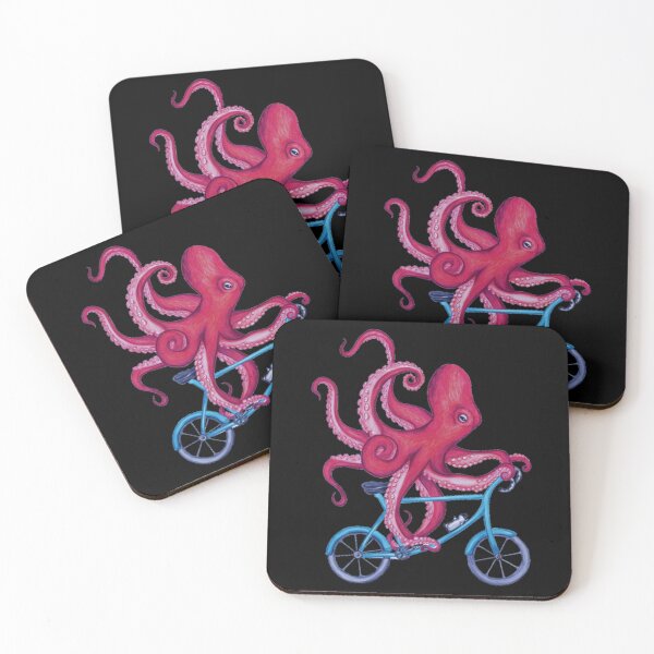 Item preview, Cycling Octopus Essential T-Shirt designed and sold by stewaales6.