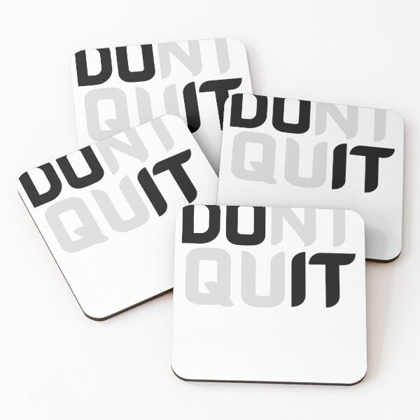 Item preview, DON’T QUIT! Premium Scoop T-Shirt designed and sold by selly1232.