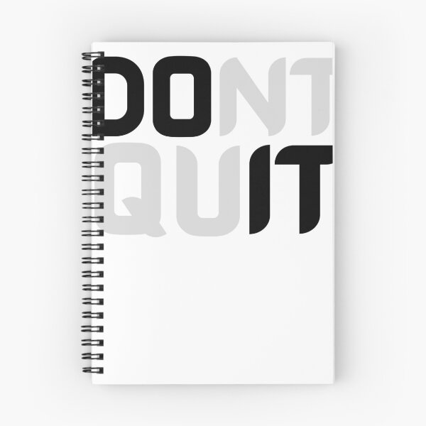 Item preview, DON’T QUIT! Premium Scoop T-Shirt designed and sold by selly1232.