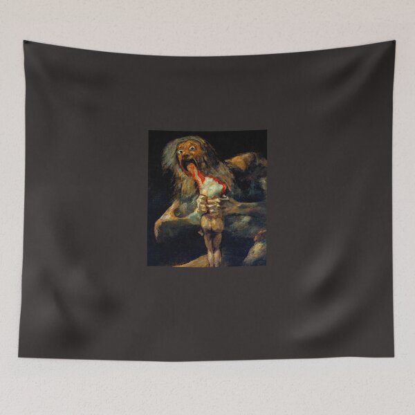 Item preview, Saturn Devouring His Son by Francisco Goya Sticker designed and sold by MarkusFeichte.