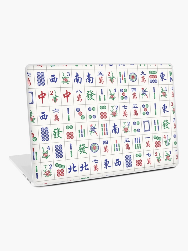 247 Mahjong Games Laptop Skins for Sale