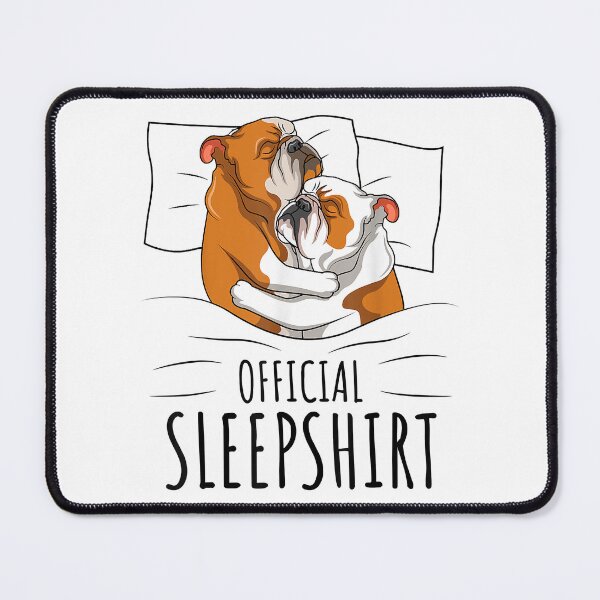 Item preview, English Bulldog Official Sleepshirt designed and sold by vincentalan.