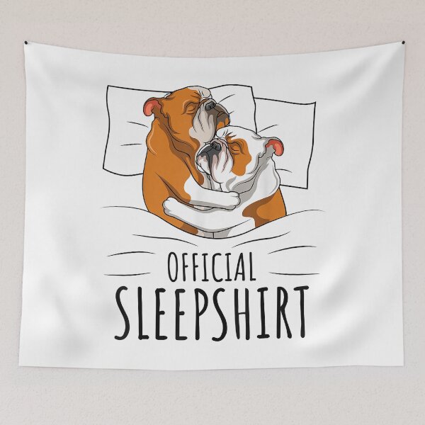 Item preview, English Bulldog Official Sleepshirt designed and sold by vincentalan.