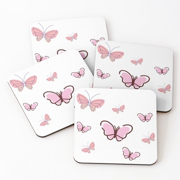 Artikelvorschau, pink butterfly pattern entworfen und verkauft von orbsight.