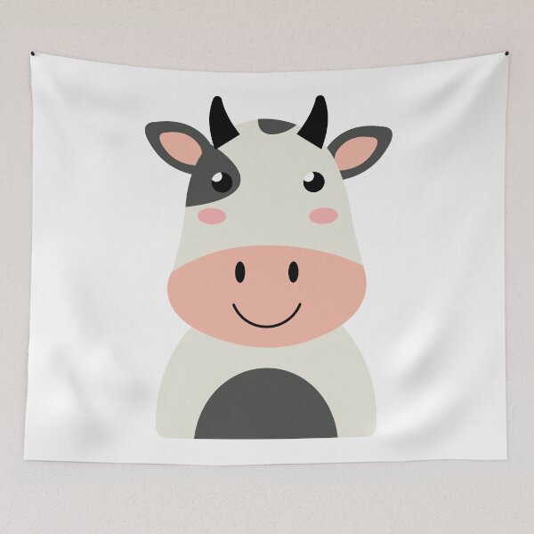 Item preview, Cute cow designed and sold by ShopLeilaArt.