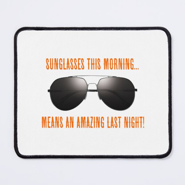 Item preview, Sunglasses This Morning…! Orange (on White) designed and sold by PawsitiveMum.