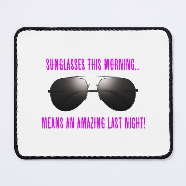Item preview, Sunglasses This Morning…! Purple (on White) designed and sold by PawsitiveMum.