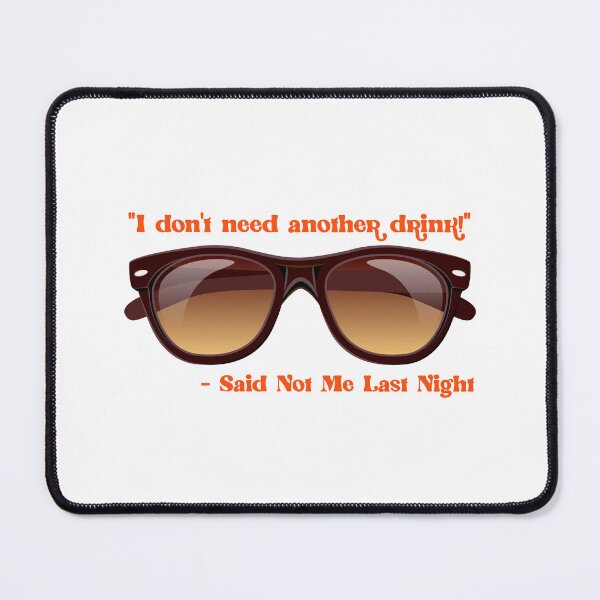 Item preview, I Don’t Need Another Drink…! Orange (on White) designed and sold by PawsitiveMum.