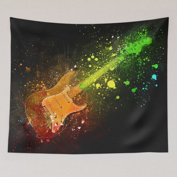 Item preview, Guitar color art designed and sold by MatildaWatson.