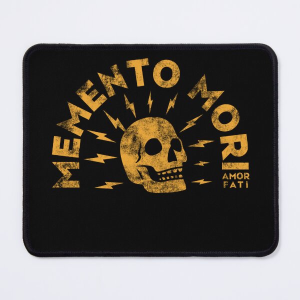 Item preview, Memento Mori Amor Fati Gold Skull Graphic designed and sold by Lexalloyce.