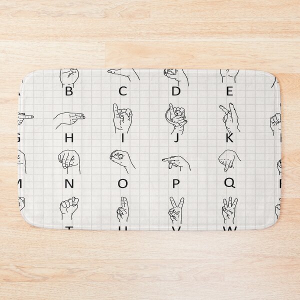 Item preview, Hand drawn sign language alphabet designed and sold by MatildaWatson.