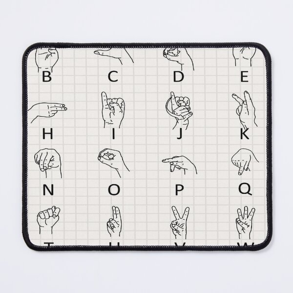 Item preview, Hand drawn sign language alphabet designed and sold by MatildaWatson.