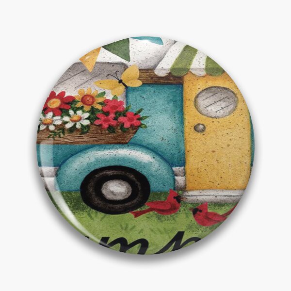 Item preview, Happy Camper wallpaper designed and sold by MatildaWatson.