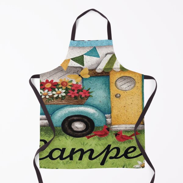 Item preview, Happy Camper wallpaper designed and sold by MatildaWatson.
