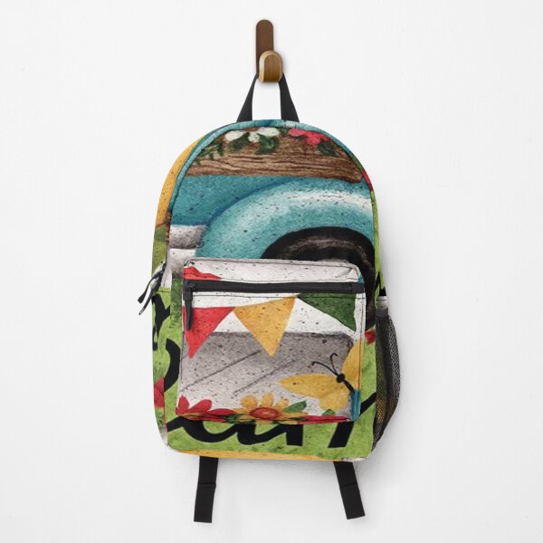 Item preview, Happy Camper wallpaper designed and sold by MatildaWatson.