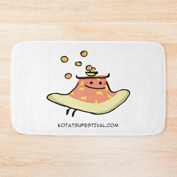 Item preview, Kotatsu Festival Character - Salmon Pink Table with Bean Pattern designed and sold by KotatsuFestival.