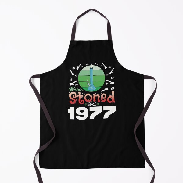 Artikelvorschau, Seit 1977 bekifft (Grüner Retro-Vintage-Sonnenuntergang mit Bong) entworfen und verkauft von YomeHayin.