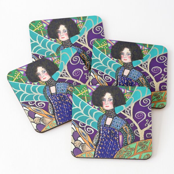 Item preview, Homage to Klimt -portrait of a woman designed and sold by Bekiwool.