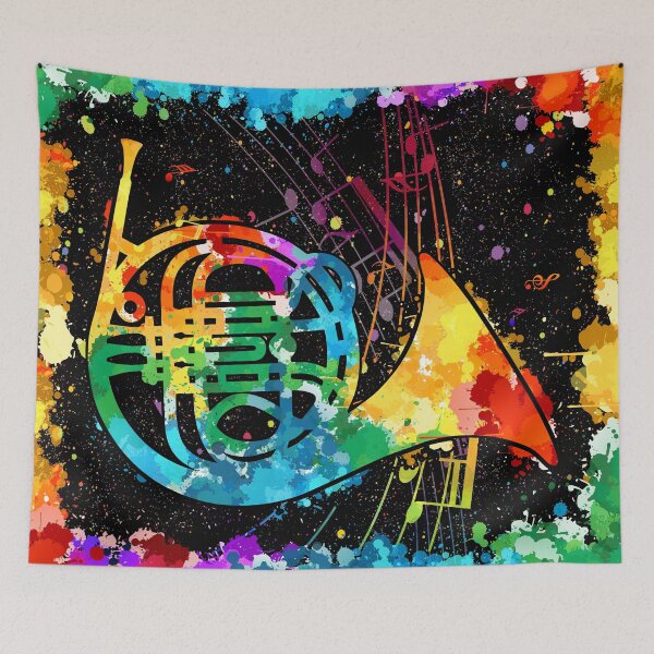 Item preview, Horn watercolor designed and sold by MatildaWatson.