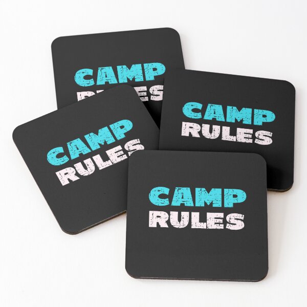Aperçu de l'œuvre règles du camping créée et vendue par RedCampLife.