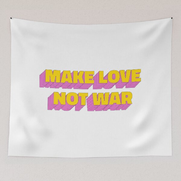 Item preview, Make love not war designed and sold by Mandy-Kuijper.
