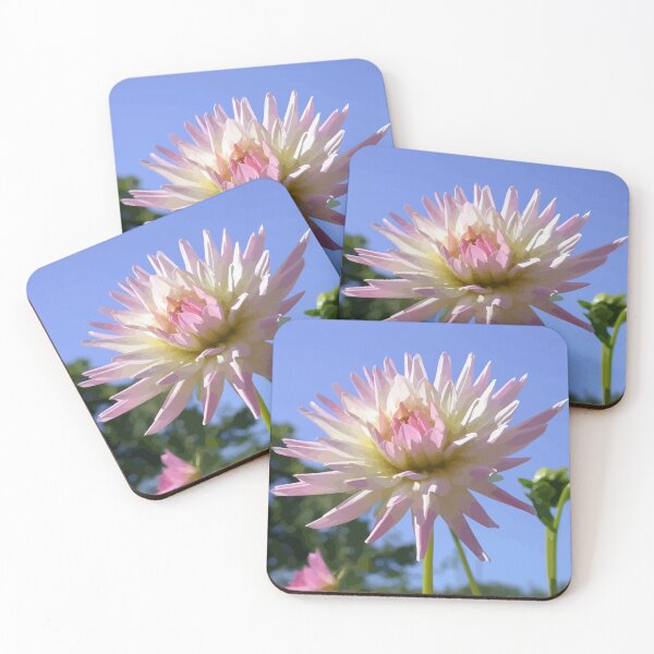 Item preview, Pink and vanilla cactus dahlia designed and sold by aapshop.