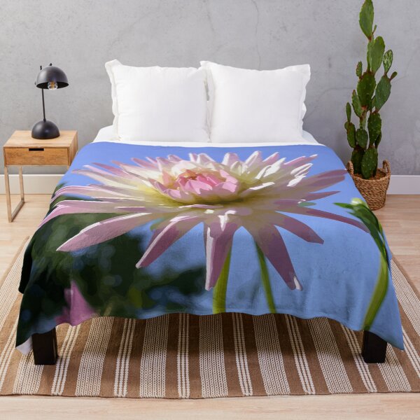 Item preview, Pink and vanilla cactus dahlia designed and sold by aapshop.