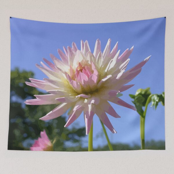 Item preview, Pink and vanilla cactus dahlia designed and sold by aapshop.