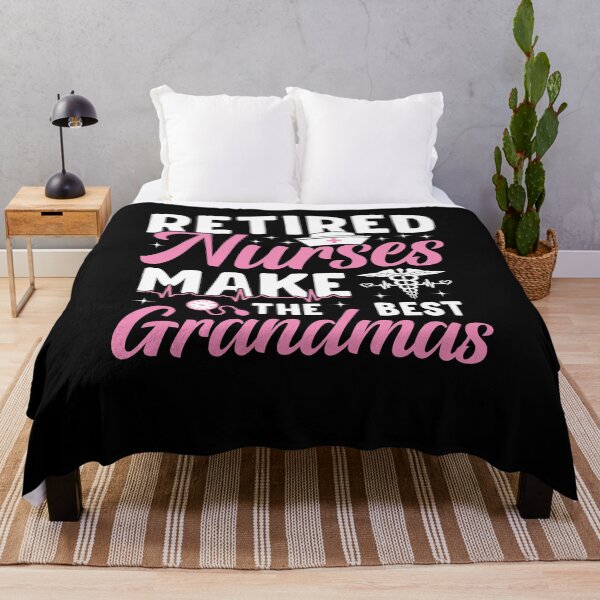 Item preview, retired nurses make the best grandmas shirt, funny retired nurse gift, nurse retirement gift, gifts for retired nurse, retiring nurse shirt designed and sold by aymob.
