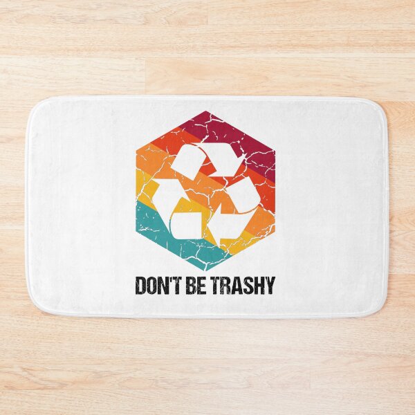 Item preview, Vintage Earth Day Recycle Design: Don't Be Trashy designed and sold by AMINE  ★★★★★.