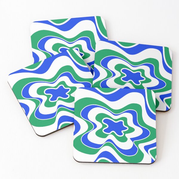 Item preview, Abstract pattern - green and blue. designed and sold by K.S ART.