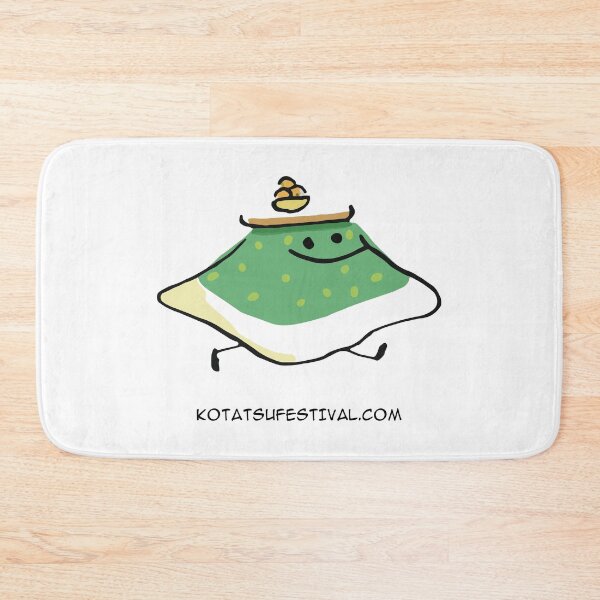Item preview, Kotatsu Festival Character - Green Table with Dot Pattern designed and sold by KotatsuFestival.