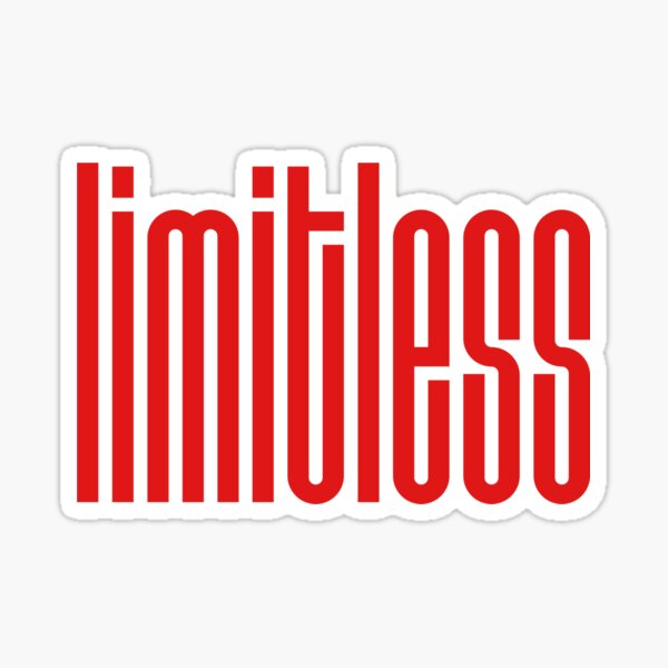 Limitless Logo - Red Sticker